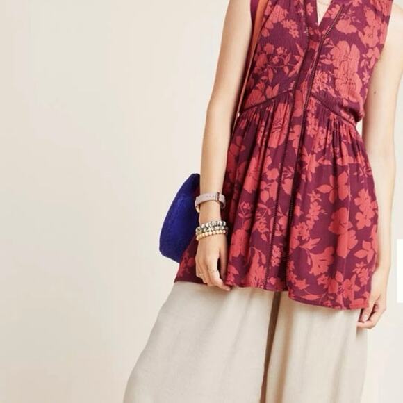 Anthropologie Nia Tunic Online Exclusive Large - Picture 1 of 9